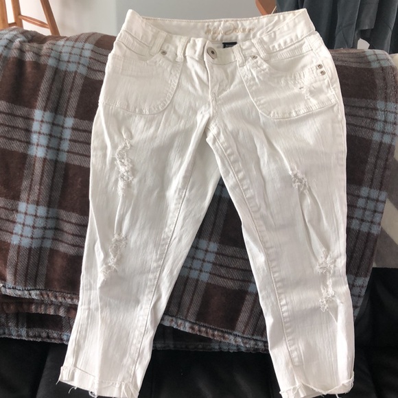 Ariya Denim - White cropped jeans